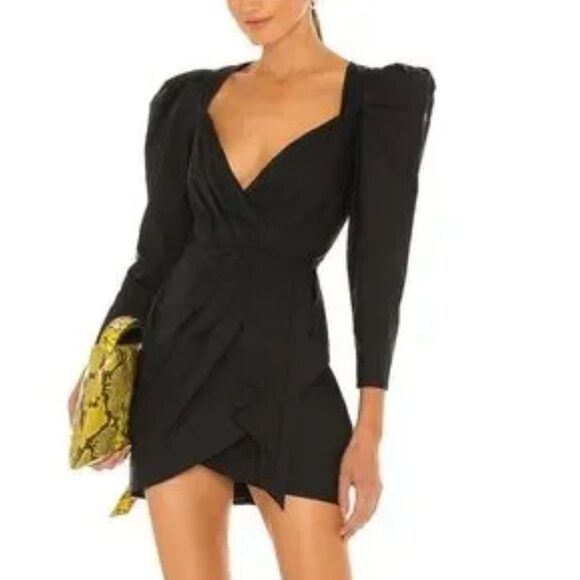 NBD Malone Mini Dress in Black-FF4 - Picture 1 of 6